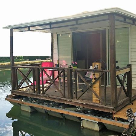 Cottage Flottant Saint Jean De Losne Option Jacuzzi Exterior photo